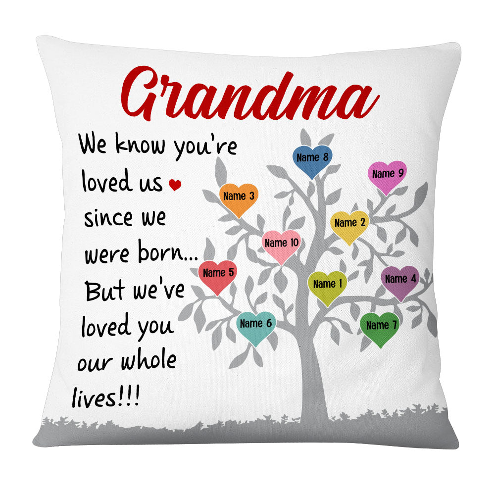 Personalized Grandma Mom Pillow - Thegiftio UK
