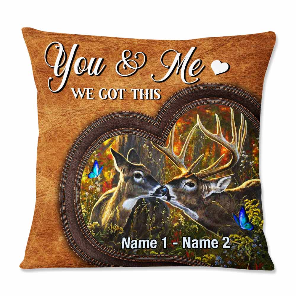 Personalized Hunting Couple We Got This Pillow - Thegiftio UK