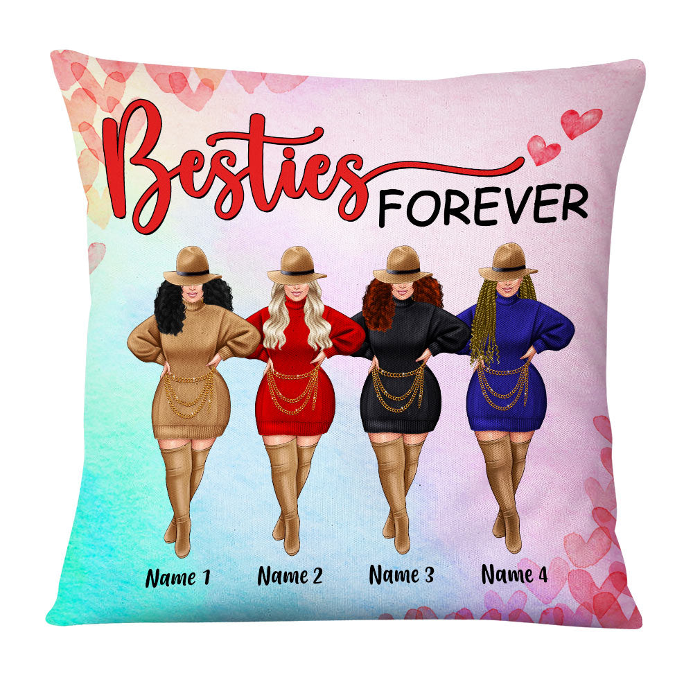 Personalized BFF Gifts, Birthday Gift, Christmas Gifts, Friends Pillow - Thegiftio UK