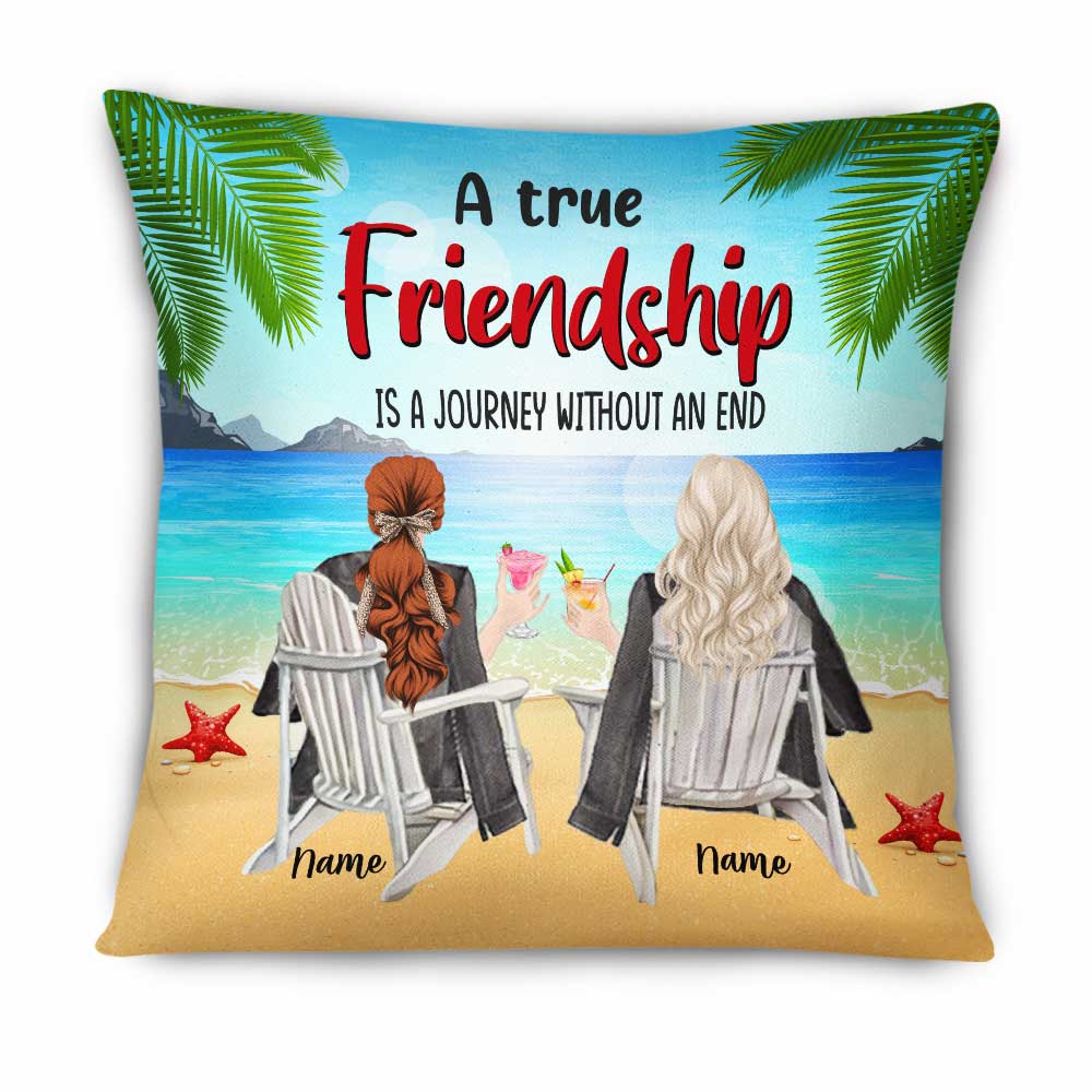Personalized BFF Gifts, Birthday Gift, Christmas Gifts, True Friends Pillow - Thegiftio UK