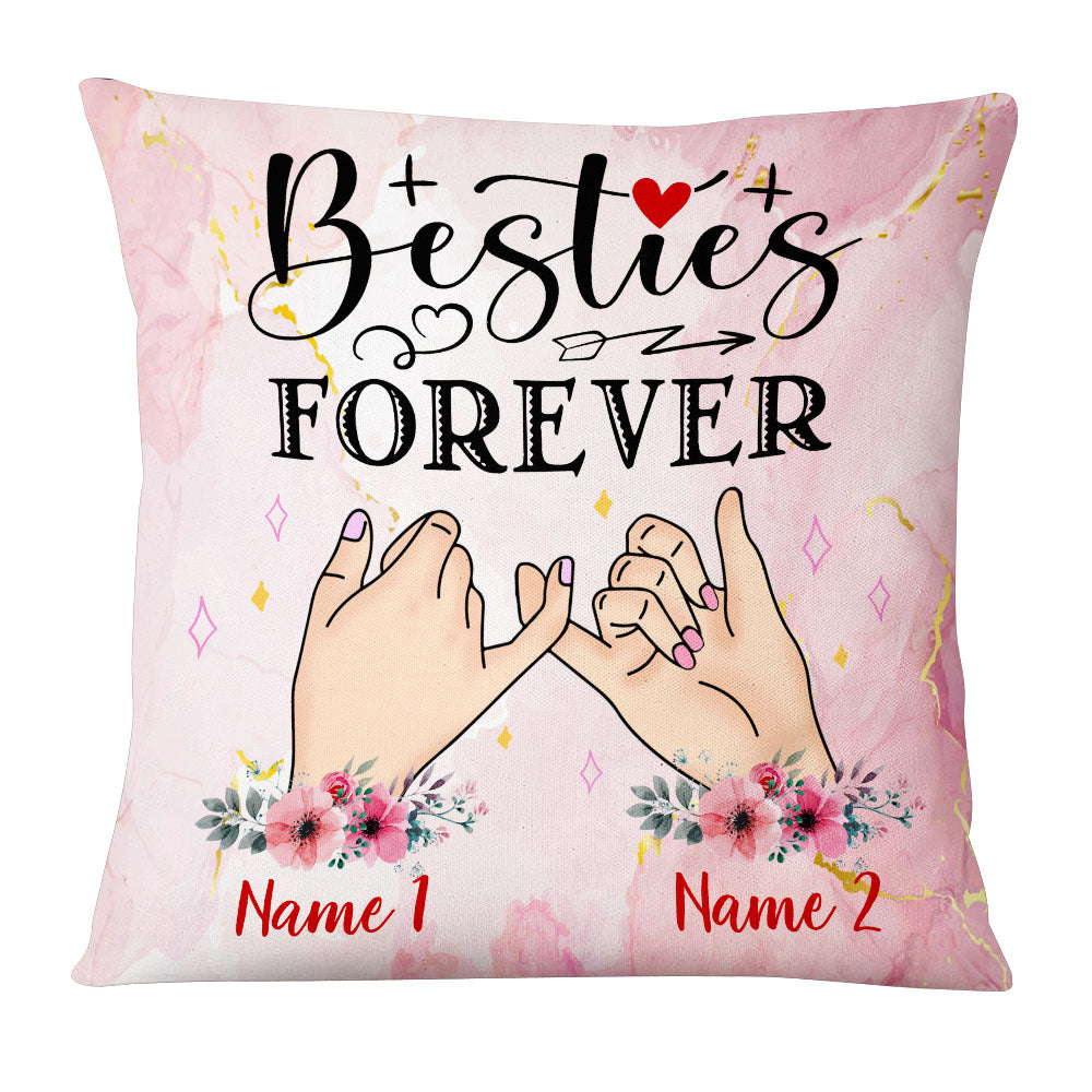 Personalized Gifts For Best Friend, Best Friend Birthday Gifts For Her, Friends Forever Pillow - Thegiftio UK