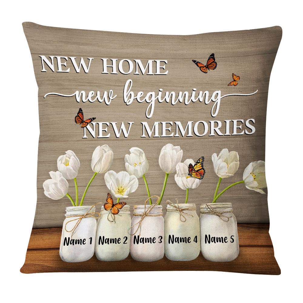 Personalized Family New Home Pillow - Thegiftio UK
