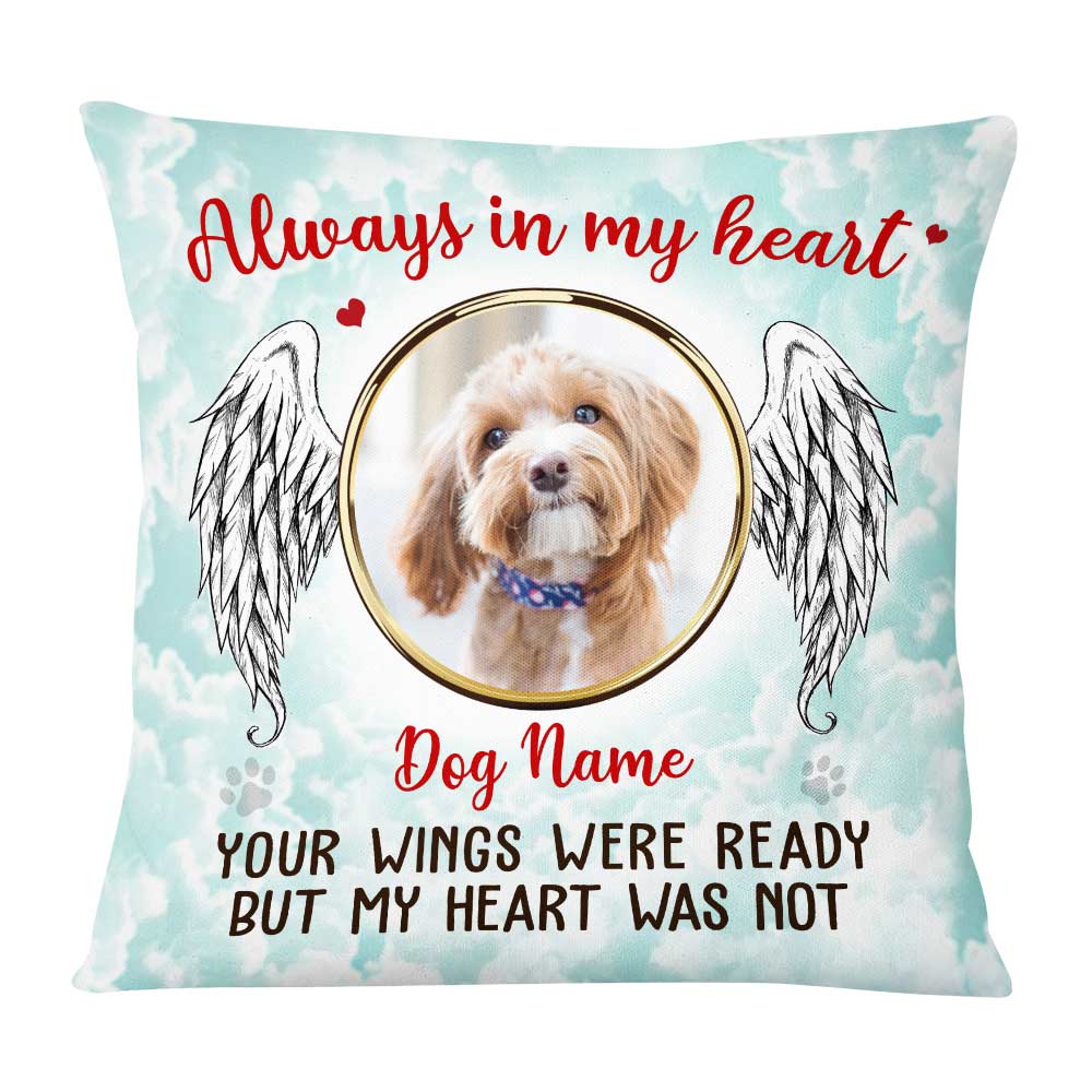 Personalized Dog Memo Photo Pillow - Thegiftio UK