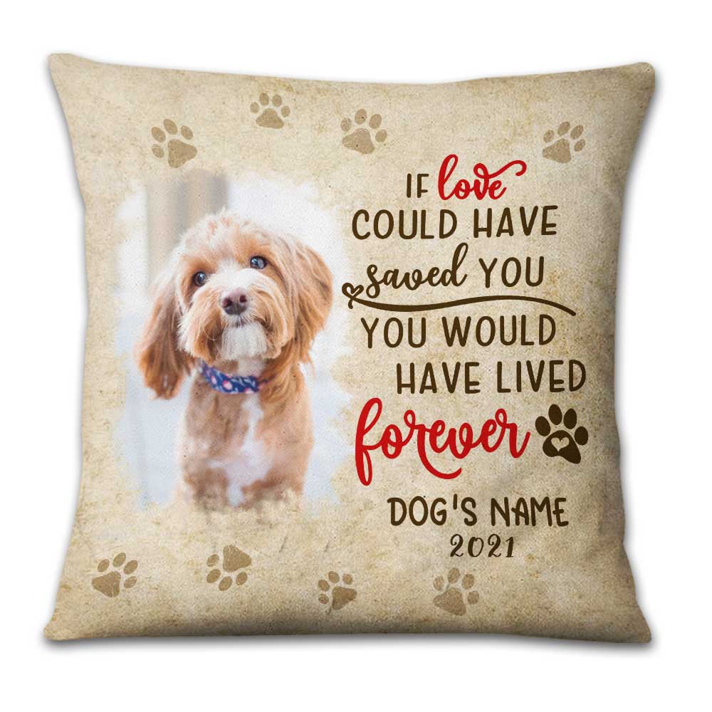 Personalized Dog Memo Photo Pillow - Thegiftio UK