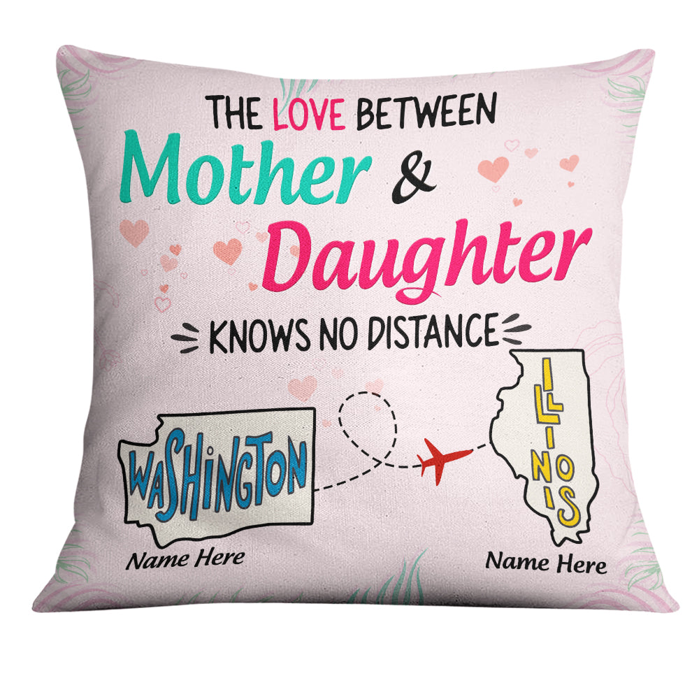 Personalized Birthday Gift For Family, Distance Family Pillow - Thegiftio UK