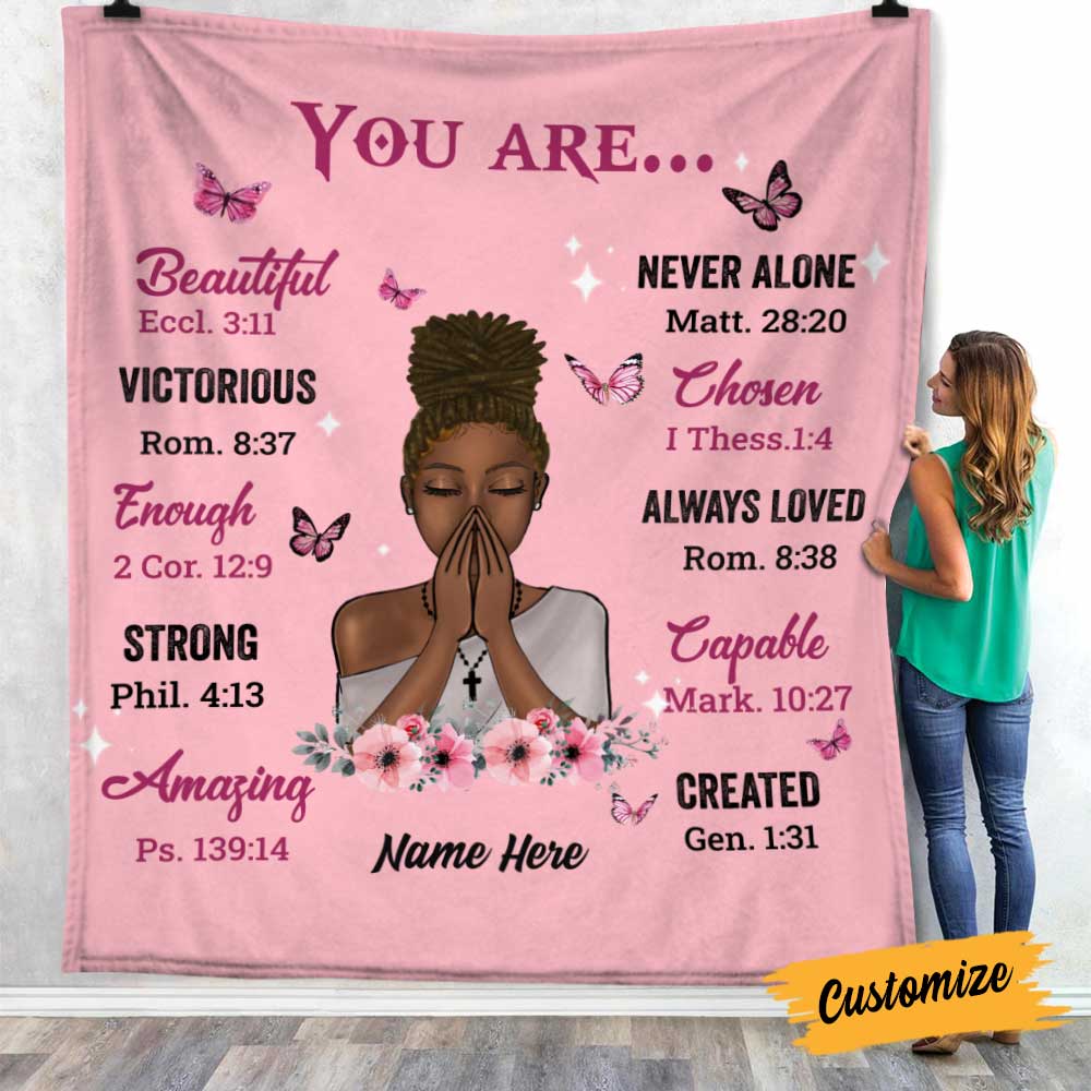 Personalized God You Are Blanket