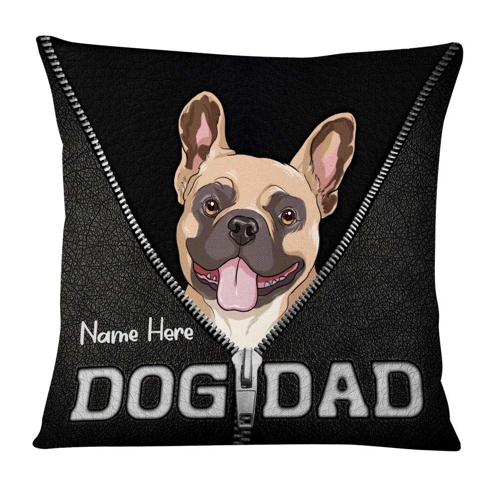 Personalized Dog Lover Fathers, DayDog Dad Pillow - Thegiftio UK
