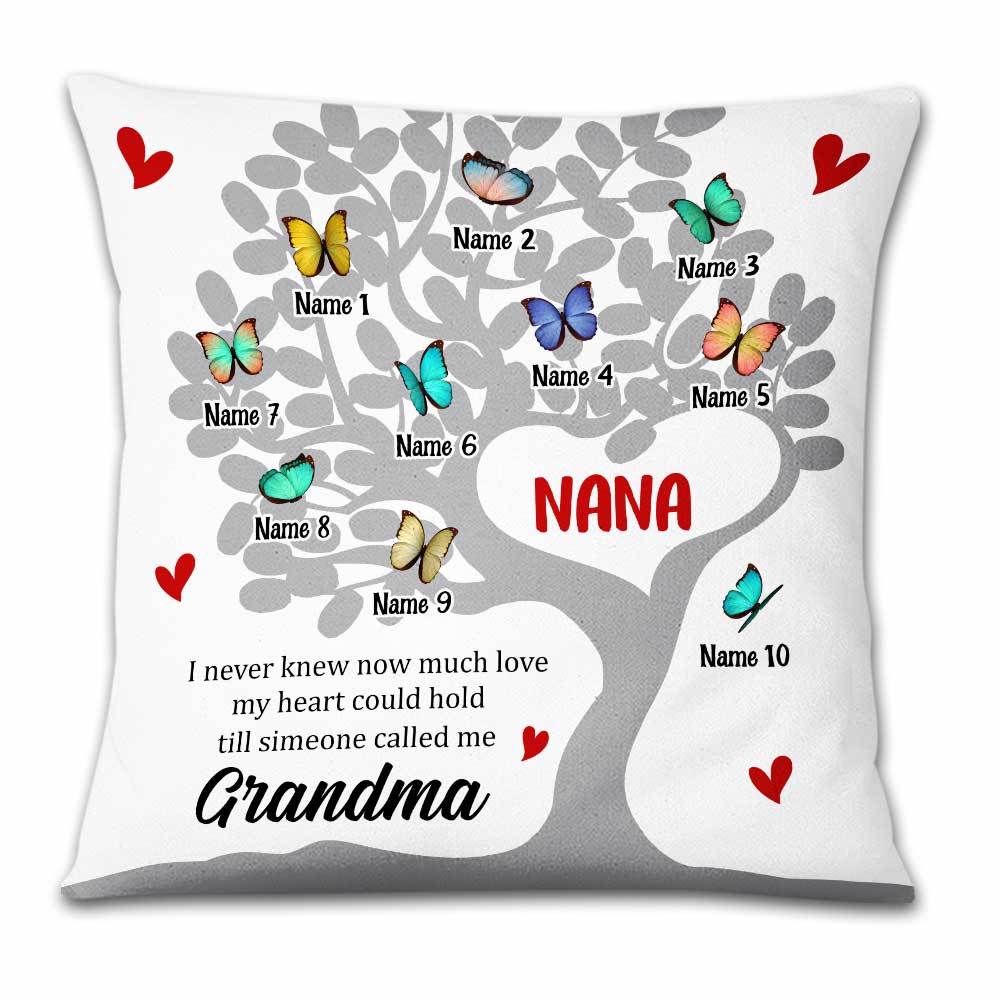 Personalized Christmas Xmas Birthday Mothers Day Gift, I Never Knew How Much Love My Heart Could Hold Pillow - Thegiftio UK