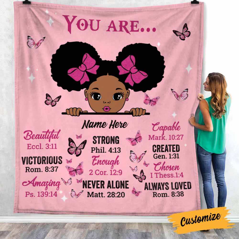 Personalized BWA Baby You Are Blanket