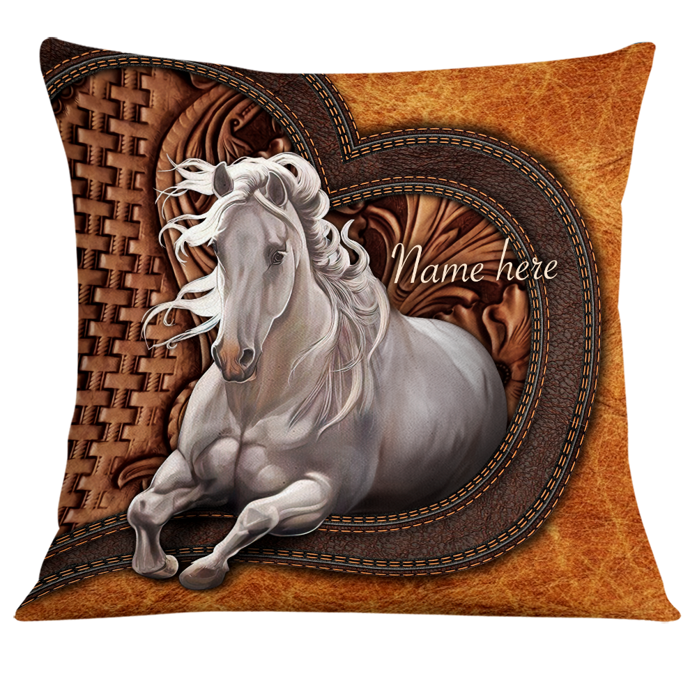 Personalized Horse Riding, Horse Gift, Gift for Horse Lovers Pillow - Thegiftio UK