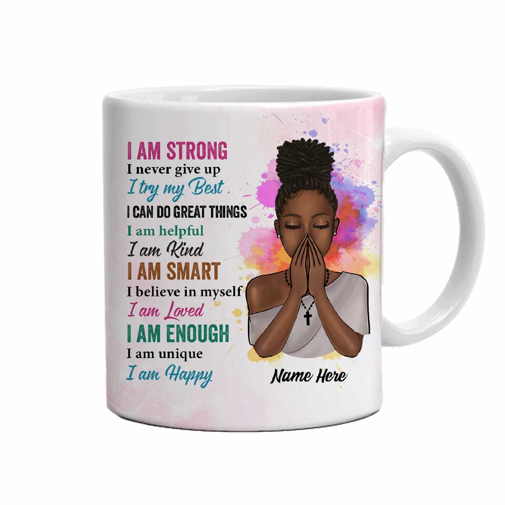 Personalized God BWA Girl Mug - Thegiftio UK