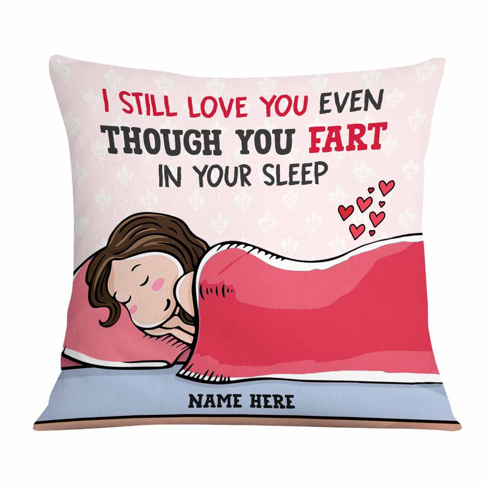 Personalized Valentine Couple Gifts, Funny Valentines Day Humor Fart Pillow - Thegiftio UK