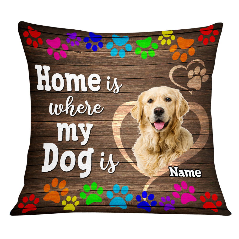 Personalized Dog Photo Home Pillow - Thegiftio UK