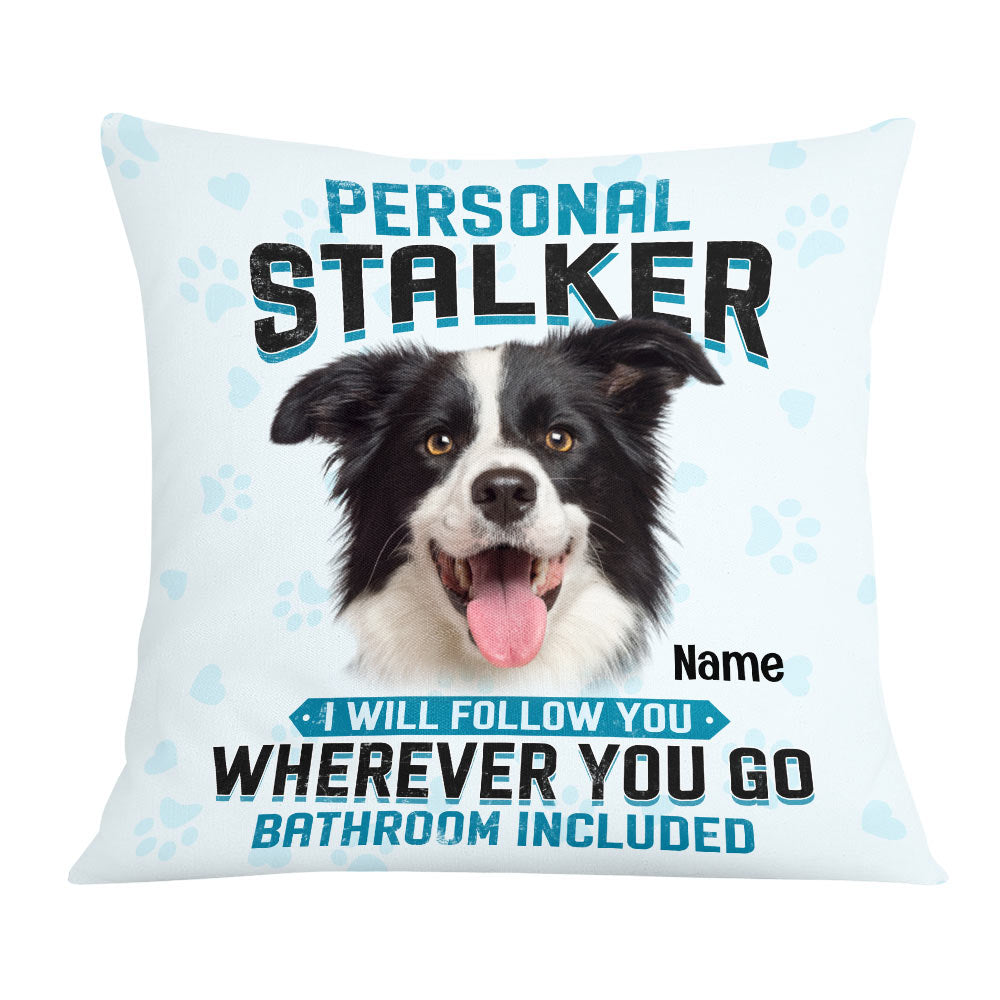 Personalized Dog Photo Personal Stalker Pillow - Thegiftio UK