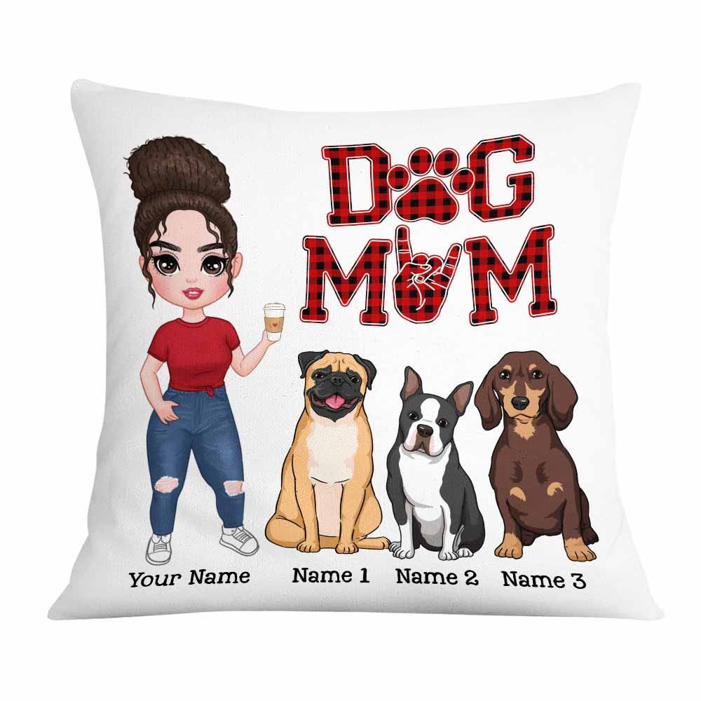Personalized Gift For Dog Mom, Dog Lovers, Dog Mom Pillow - Thegiftio UK