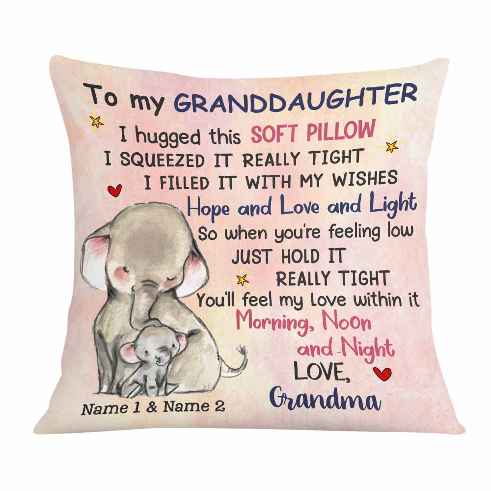 Personalized Hug This Mom Grandma To Daughter Granddaughter Pillow - Thegiftio UK