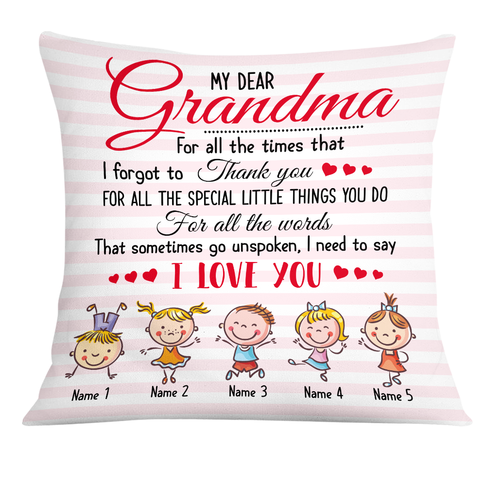 Personalized Mom Grandma Gifts, I Got It All Together I Just Forgot Where I Put It Pillow - Thegiftio UK