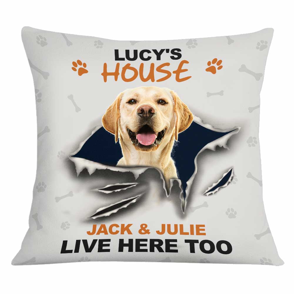 Personalized Dog House Photo Pillow - Thegiftio UK