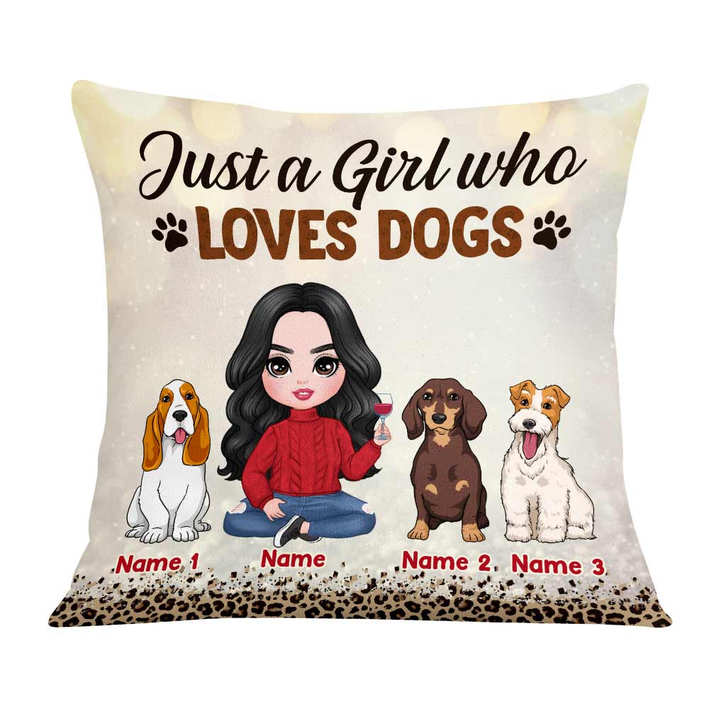 Personalized Gift For Dog Lovers, Dog Mom Pillow - Thegiftio UK