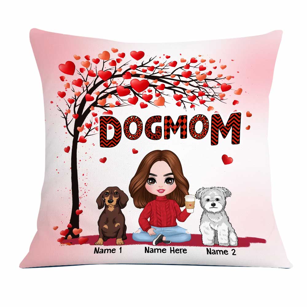 Personalized Gift For Dog Lovers, Dog Mom Pillow - Thegiftio UK