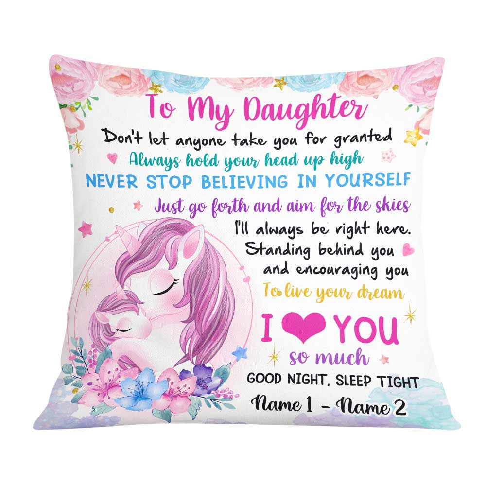Personalized Gift For Granddaughter, Daughter, Gift For Christmas, Baby Unicorn To my granddaughter - Thegiftio UK