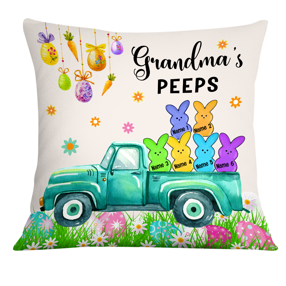 Personalized Easter Mom Grandma Peeps Pillow - Thegiftio UK
