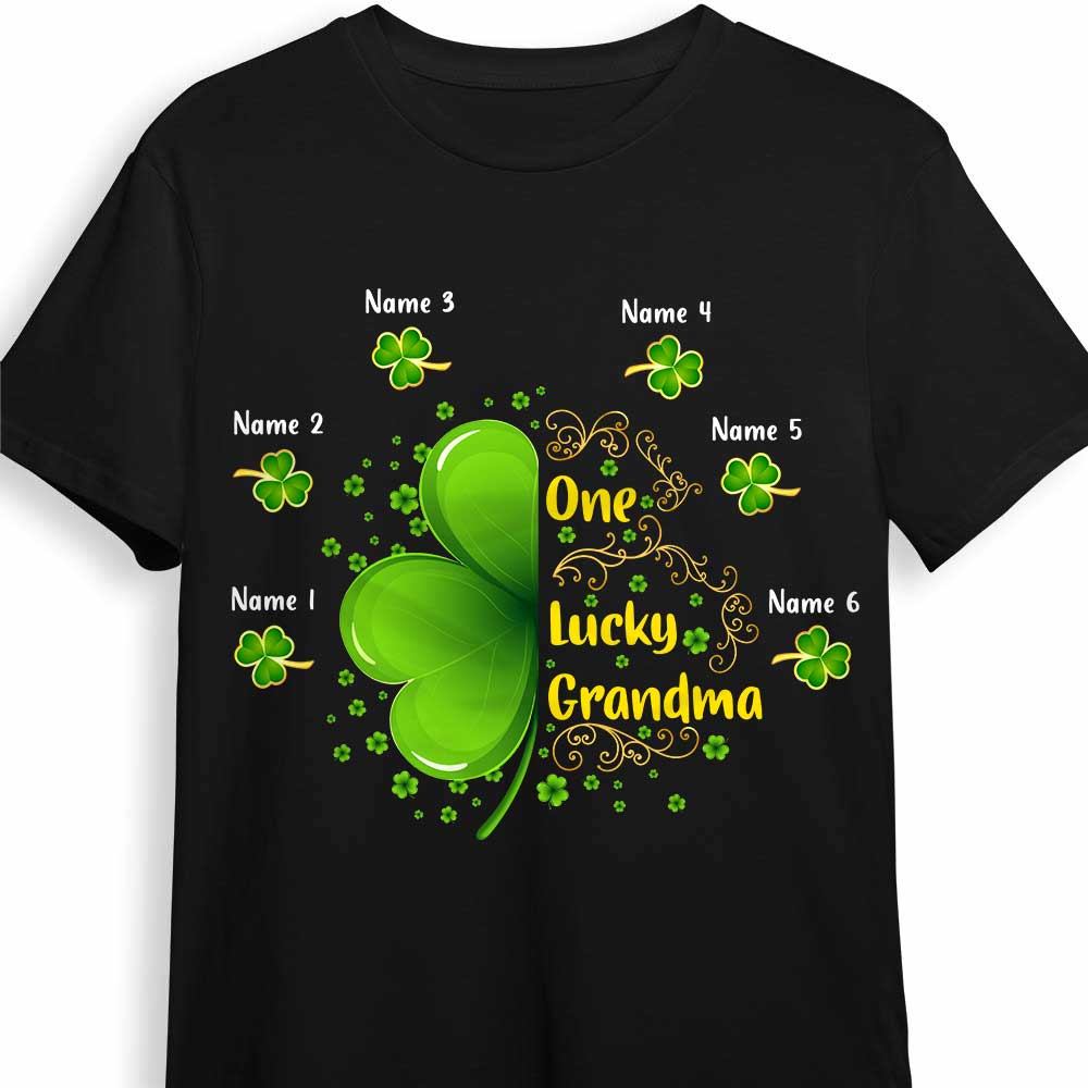 Personalized Mom Grandma Patrick's Day T Shirt - Thegiftio