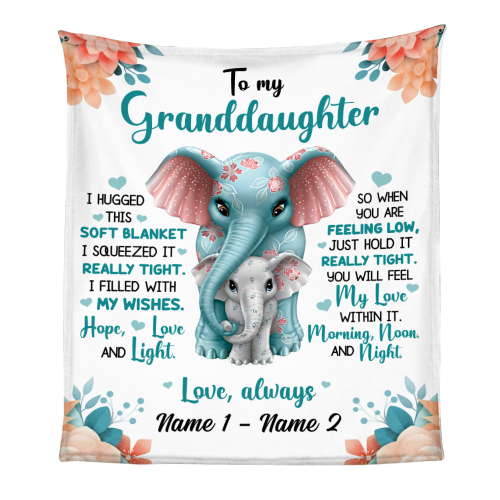 Personalized Mom Grandma Blanket - Thegiftio