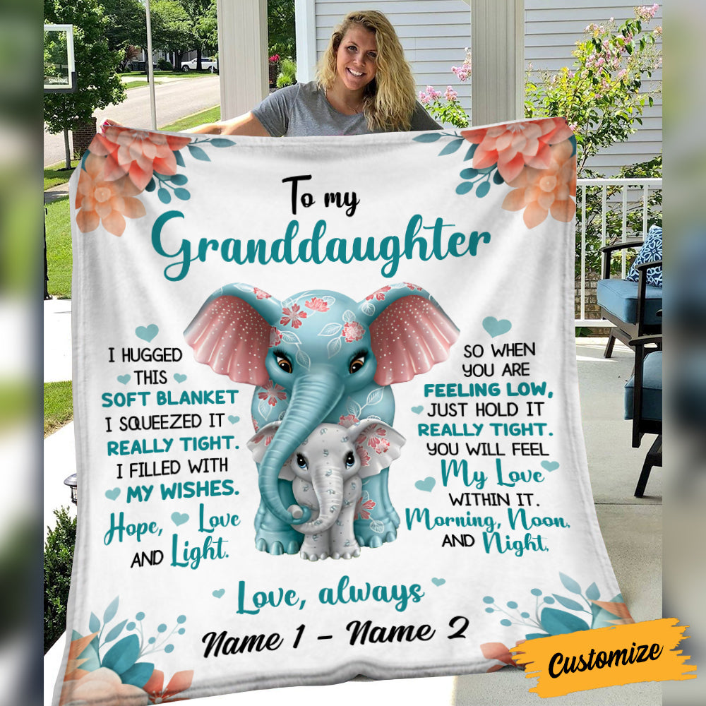 Personalized Mom Grandma Blanket
