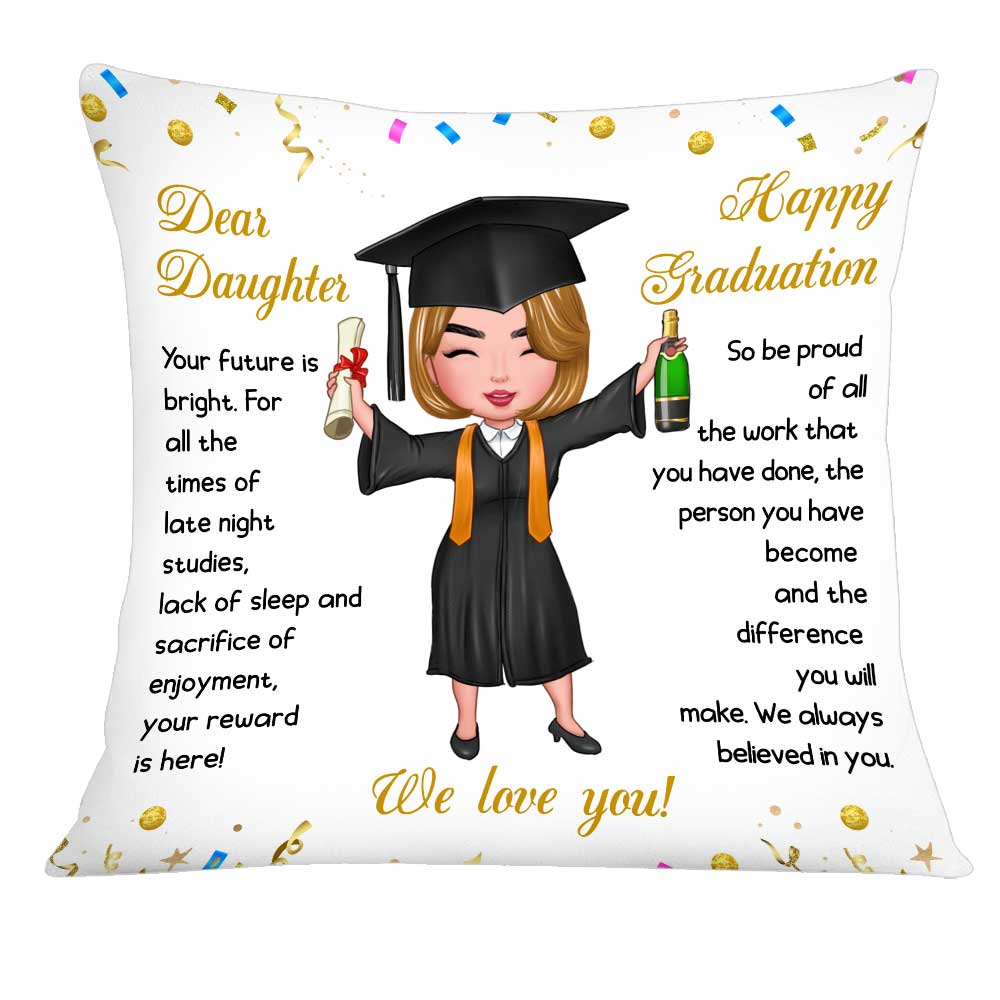 Personalized Graduation Daughter Son 2022 Pillow