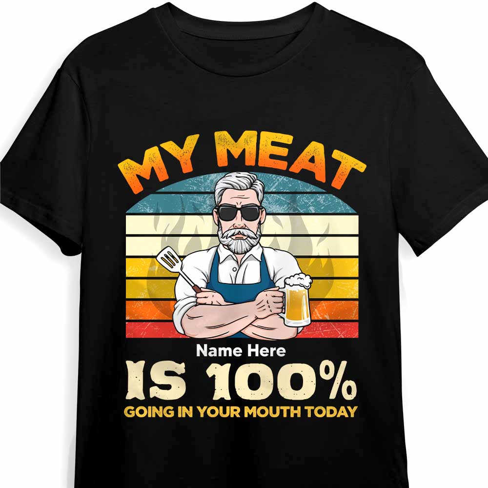 Personalized Dad Grandpa BBQ Grill T Shirt - Thegiftio UK