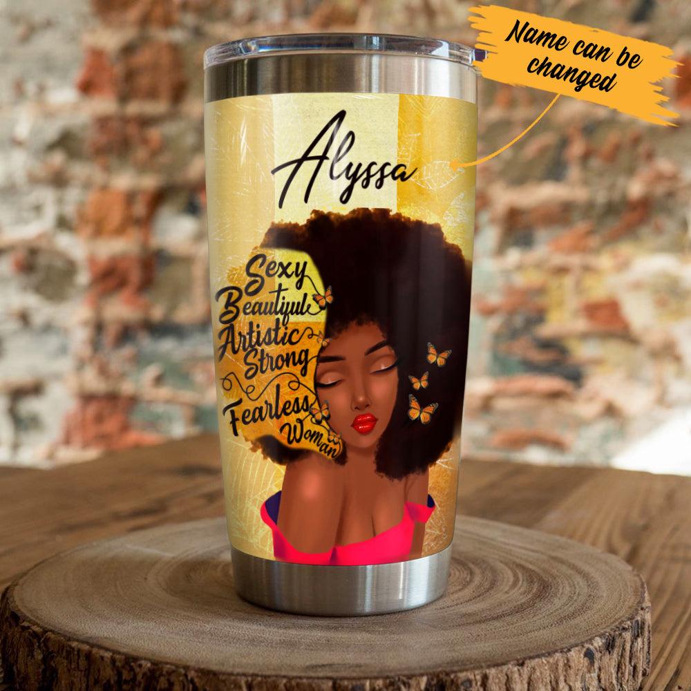 Personalized BWA Fearless Steel Tumbler