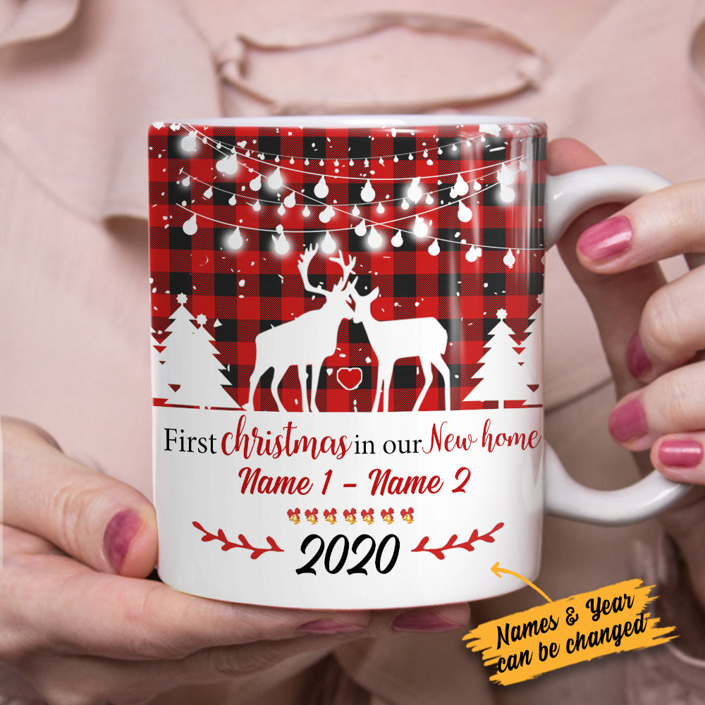 Personalized Deer Hunting Couple Our New Home Mug