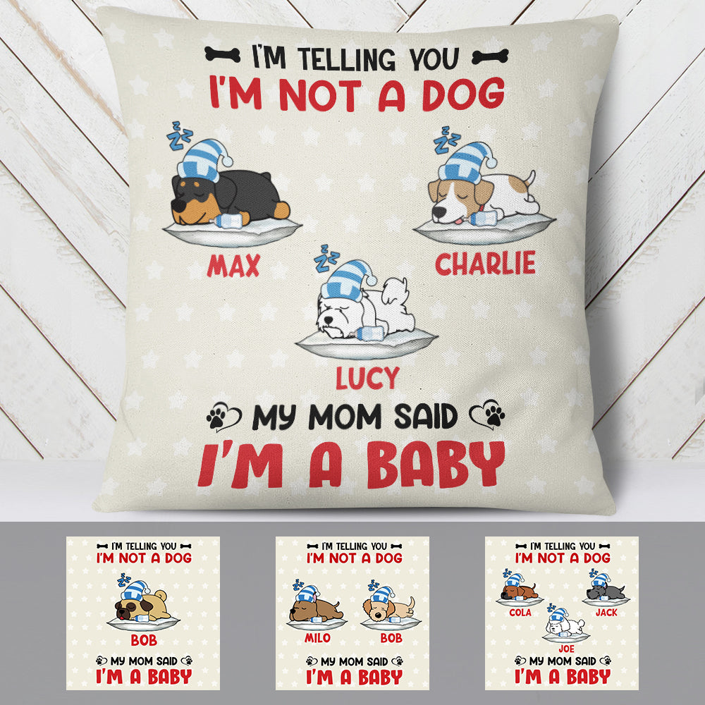 Personalized Dog Baby  Pillow