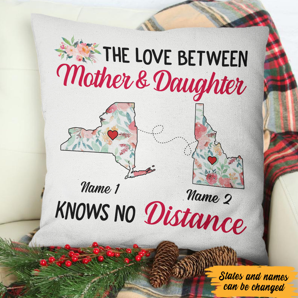 Personalized Love Between Long Distance  Pillow