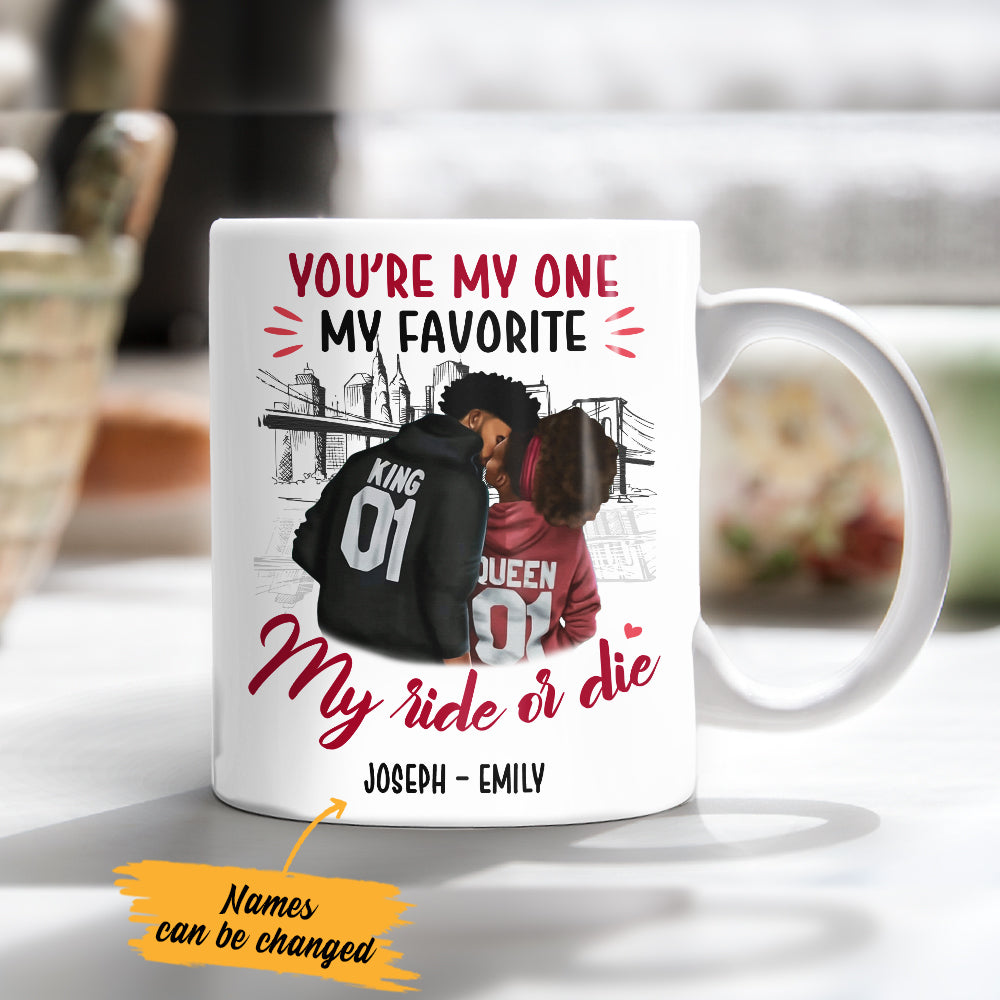 Personalized My One BWA Couple Mug - Thegiftio UK
