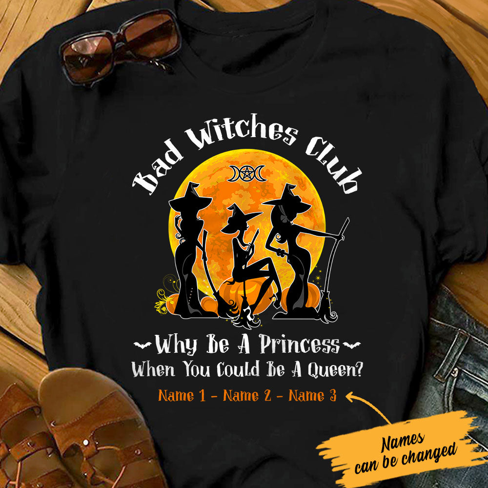 Personalized Witch Friends Halloween T Shirt - Thegiftio
