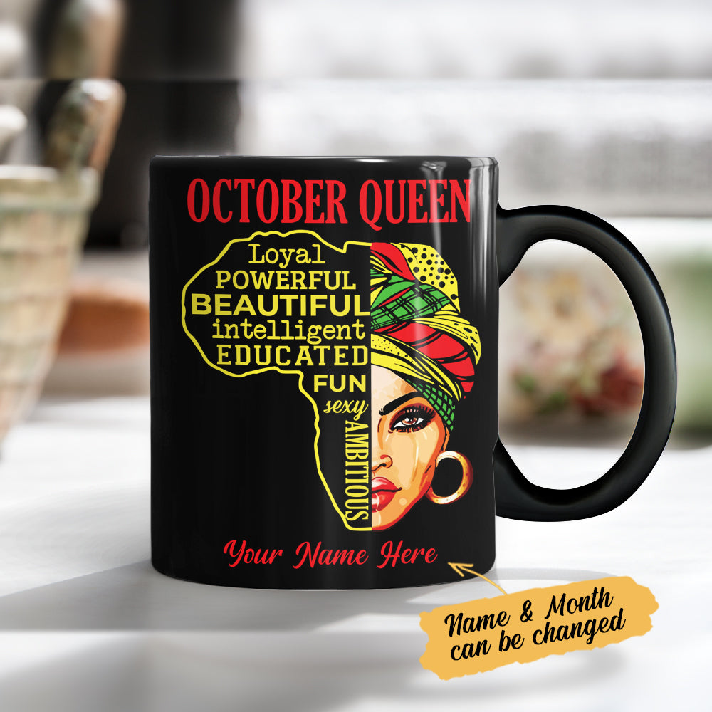 Personalized BWA Birthday Queen Mug