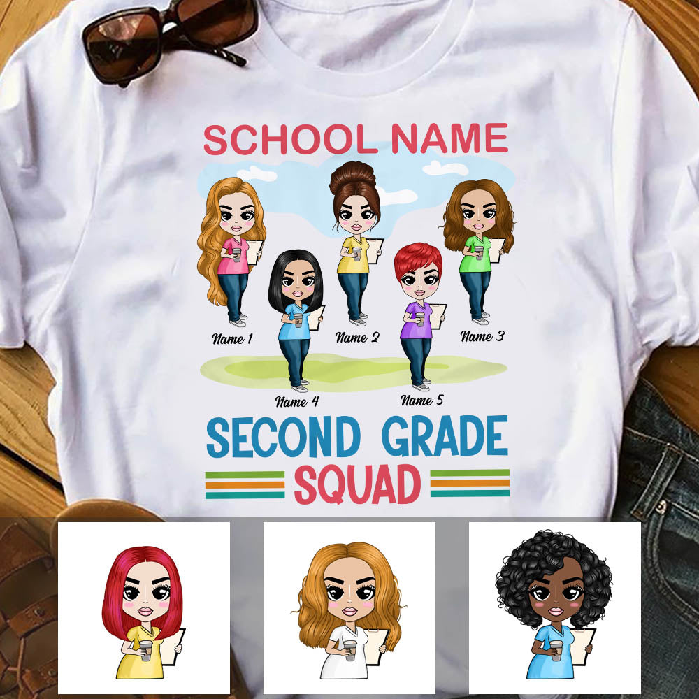 Personalized Teacher Team T Shirt