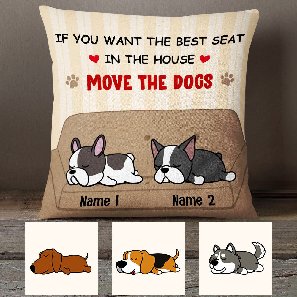 Personalized Dog Best Seat Pillow - Thegiftio UK