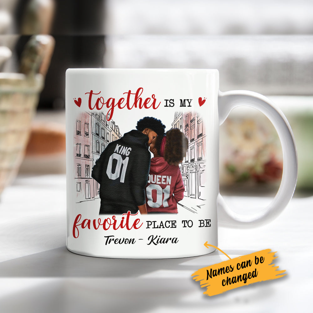 Personalized BWA Couple Mug - Thegiftio UK