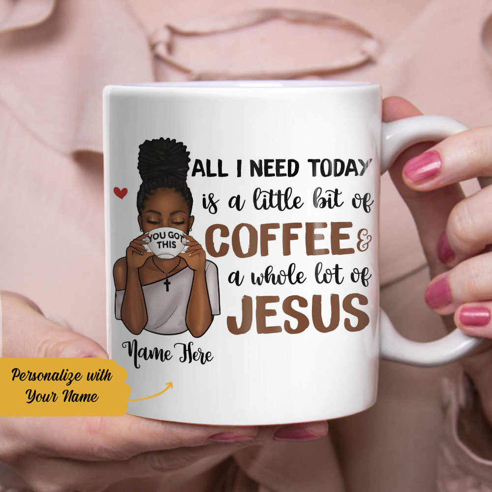 Personalized BWA Coffee Jesus Mug - Thegiftio UK