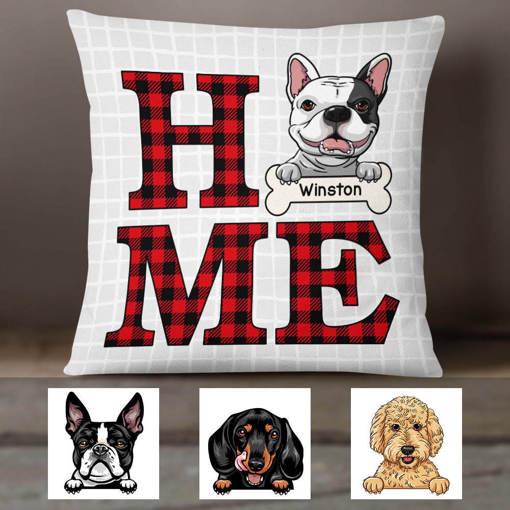 Personalized Home Is Where My Dog Is Pillow TID - Thegiftio UK