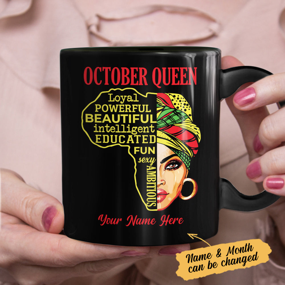 Personalized BWA Birthday Queen Mug