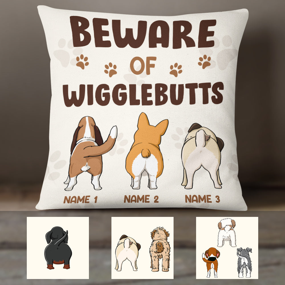 Personalized Dog Wiggle Pillow - Thegiftio UK