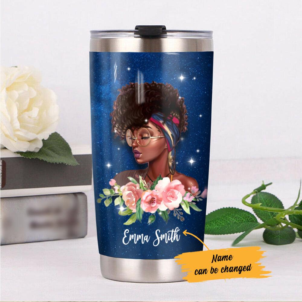 Personalized Strength Dignity Laughs BWA Steel Tumbler