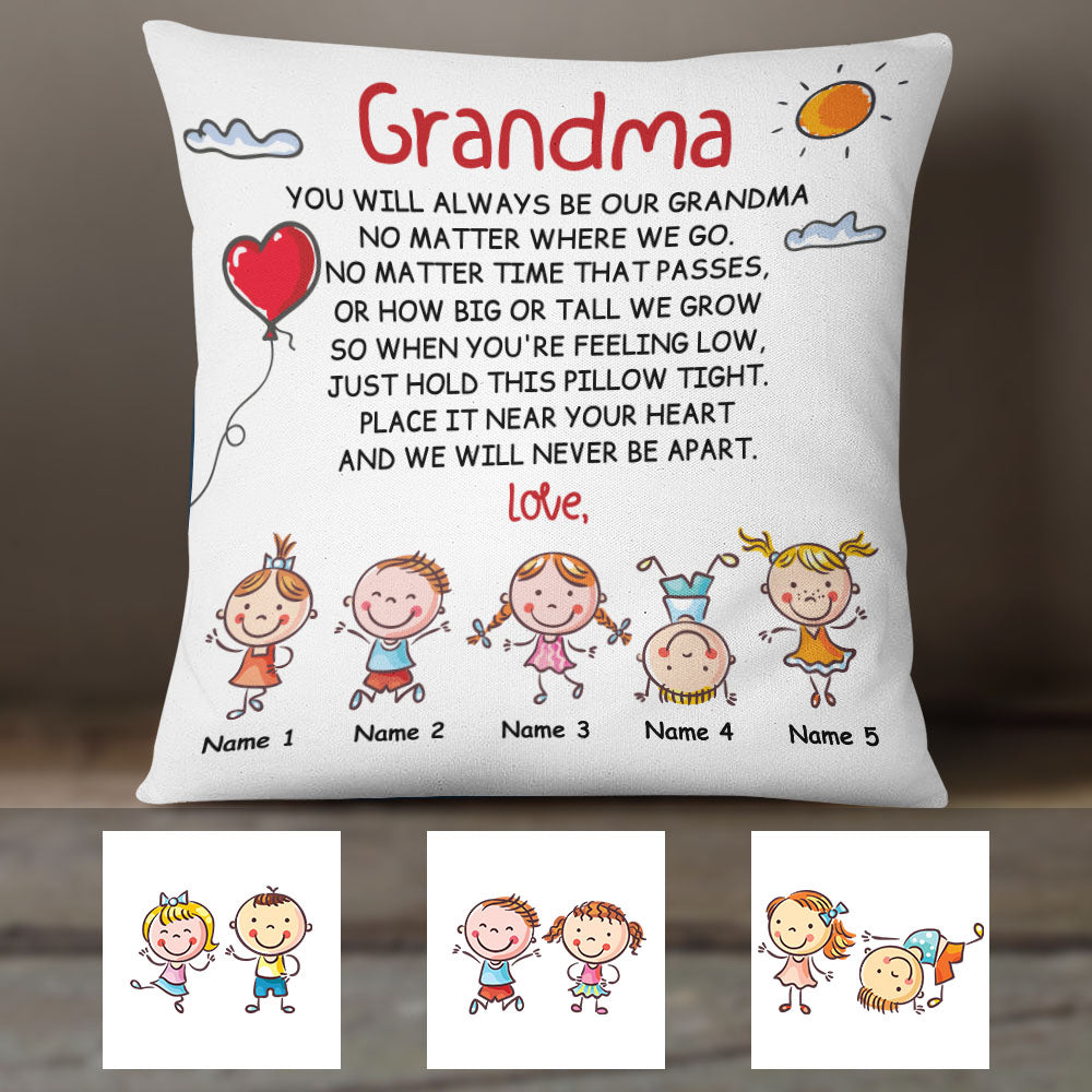 Personalized To Grandma Pillow - Thegiftio UK