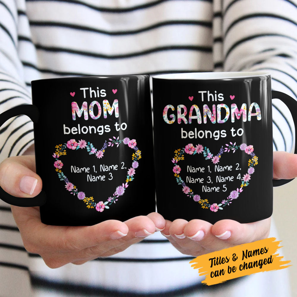 Personalized Mom Grandma Belong To Mug - Thegiftio
