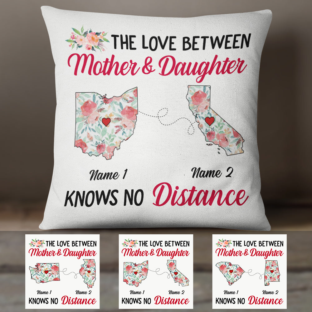 Personalized Love Between Long Distance Pillow - Thegiftio