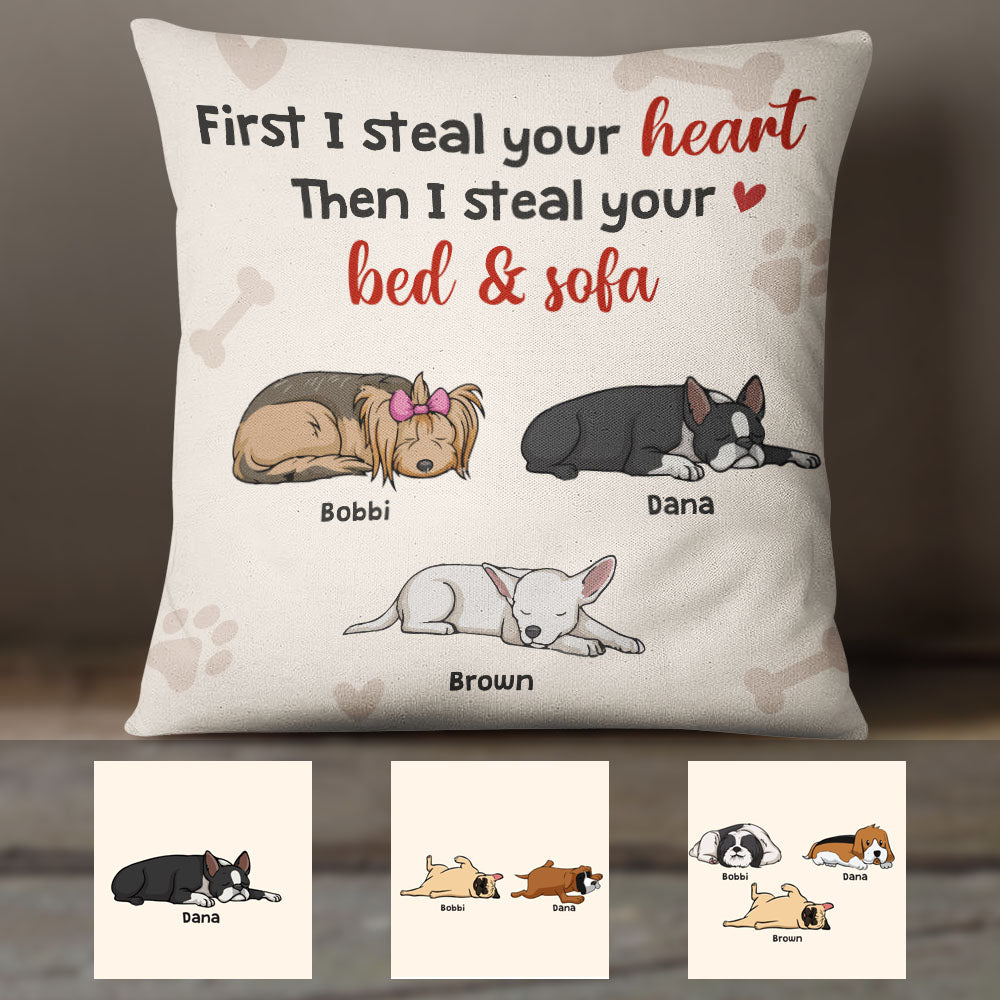 Personalized Dog Steal Bed